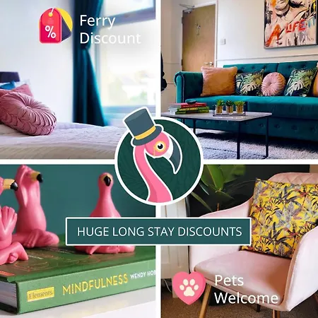Apartment Quirky 2-5 Bed Isle Of Wight Escape! Pet Friendly & Ferry Deals #flamingotides Shanklin, Iow *